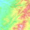Topografische Karte Çayıralan, Höhe, Relief