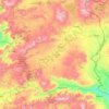 Topografische Karte Kars, Höhe, Relief