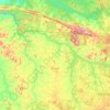 Topografische Karte Paranaíta, Höhe, Relief