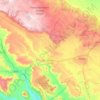 Topografische Karte Gravina in Puglia, Höhe, Relief