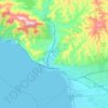 Topografische Karte Ventura, Höhe, Relief