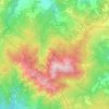 Topografische Karte IT4030001 - SIC-ZPS - Monte Acuto, Alpe di Succiso, Höhe, Relief