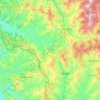 Topografische Karte Mendhar, Höhe, Relief