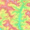 Topografische Karte Berinag, Höhe, Relief