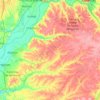 Topografische Karte Chamusca, Höhe, Relief