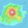 Topografische Karte Saba, Höhe, Relief
