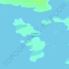 Topografische Karte остров Гирвас, Höhe, Relief