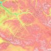 Topografische Karte Саратанское сельское поселение, Höhe, Relief