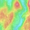 Topografische Karte Fornace, Höhe, Relief