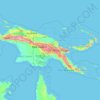 Topografische Karte Papua-Neuguinea, Höhe, Relief