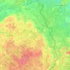 Topografische Karte Ludzas novads, Höhe, Relief