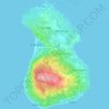 Topografische Karte Caluya Island, Höhe, Relief