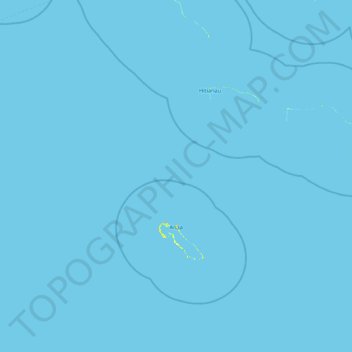 Topografische Karte Anaa, Höhe, Relief