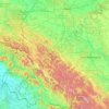 Topografische Karte Букові праліси Карпат та інших регіонів Європи, Höhe, Relief