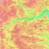 Topografische Karte Одинцовский городской округ, Höhe, Relief