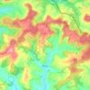 Topografische Karte Breux, Höhe, Relief