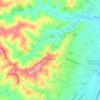 Topografische Karte Monsano, Höhe, Relief