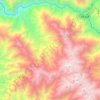 Topografische Karte Macate, Höhe, Relief