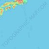 Topografische Karte Tokyo, Höhe, Relief