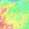 Topografische Karte Cercle de Driouch دائرة الدريوش, Höhe, Relief