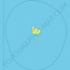 Topografische Karte Ilha Norfolk, Höhe, Relief