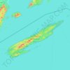 Topografische Karte Parc national de l'Isle Royale, Höhe, Relief