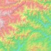 Topografische Karte Kurung Kumey district, Höhe, Relief