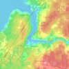 Topografische Karte Weymouth, Höhe, Relief