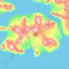 Topografische Karte остров Чамп, Höhe, Relief