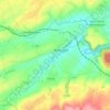 Topografische Karte Montsecret, Höhe, Relief