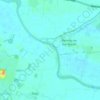 Topografische Karte Long Drax, Höhe, Relief