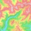 Topografische Karte Valbondione, Höhe, Relief
