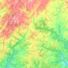 Topografische Karte Patuxent River State Park, Höhe, Relief