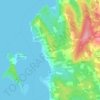 Topografische Karte Port Hood, Höhe, Relief