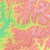 Topografische Karte 格当乡, Höhe, Relief