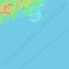 Topografische Karte Shima, Höhe, Relief