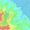 Topografische Karte Le Marigot, Höhe, Relief