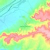 Topografische Karte Valles de Palenzuela, Höhe, Relief