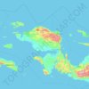 Topografische Karte West Papua, Höhe, Relief