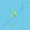 Topografische Karte Phi Phi Islands, Höhe, Relief