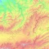 Topografische Karte Алай району, Höhe, Relief