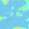 Topografische Karte Iguana Island, Höhe, Relief