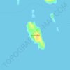 Topografische Karte Turtle Island, Höhe, Relief