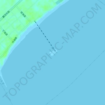 Topografische Karte 仙螺岛, Höhe, Relief