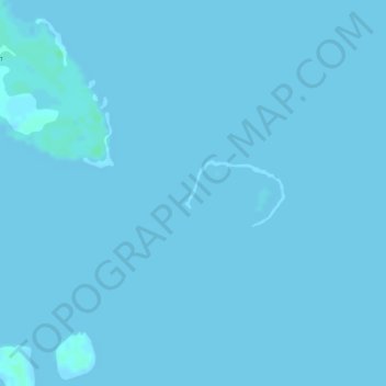 Topografische Karte Tancan Island, Höhe, Relief
