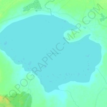 Topografische Karte Lake Magadi, Höhe, Relief