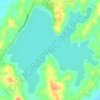 Topografische Karte Paoay Lake, Höhe, Relief