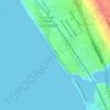 Topografische Karte Tamarack Beach, Höhe, Relief