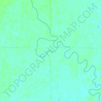 Topografische Karte Moccasin Creek, Höhe, Relief