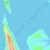 Topografische Karte Puro Islet, Höhe, Relief
